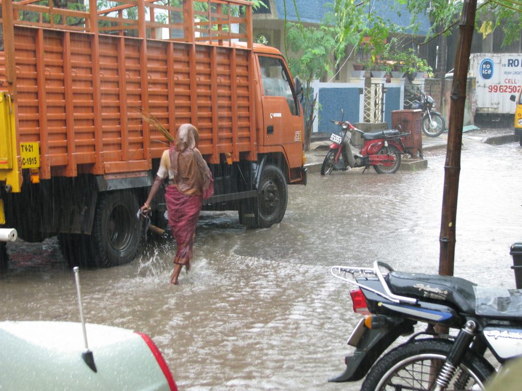 Monsoon flooding in India