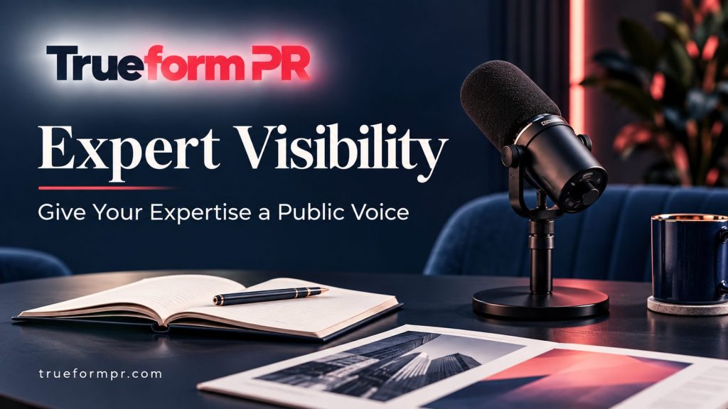 TrueformPR Offers Media Relations Support for Consultants and Personal Brands