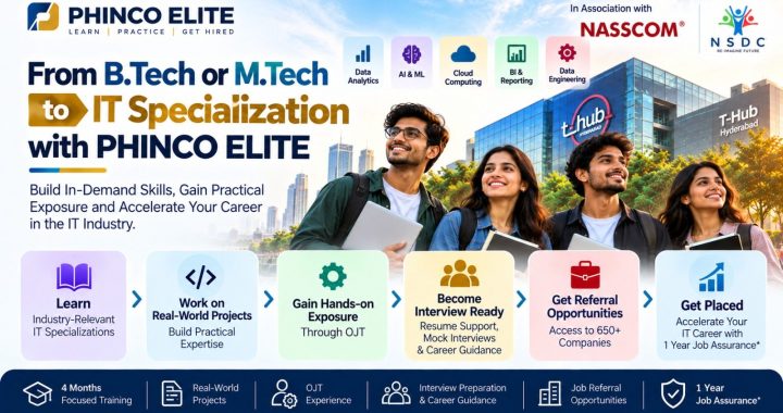 From B.Tech or M.Tech to IT Specialization with PHINCO ELITE